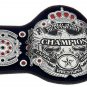PACIFIC WORLD JUNIOR FEDERATION HEAVYWEIGHT WRESTLING CHAMPIONSHIP LEATHER STRAP BELT ADULT SIZE