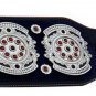 PACIFIC WORLD JUNIOR FEDERATION HEAVYWEIGHT WRESTLING CHAMPIONSHIP LEATHER STRAP BELT ADULT SIZE
