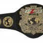 MLW WRESTLING HEAVYWEIGHT CHAMPIONSHIP BELT BLACK LEATHER STRAP ADULT SIZE