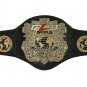 MLW WRESTLING HEAVYWEIGHT CHAMPIONSHIP BELT BLACK LEATHER STRAP ADULT SIZE