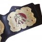 NEVER OPENWEIGHT WORLD WRESTLING CHAMPIONSHIP LEATHER STRAP BELT ADULT SIZE