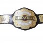 NEVER OPENWEIGHT WORLD WRESTLING CHAMPIONSHIP LEATHER STRAP BELT ADULT SIZE