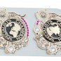 SPECIALIST WRESTLING CHAMPIONSHIP CUSTOM MADE WHITE LEATHER STRAP BELT ADULT SIZE