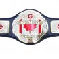 CANADIAN CHAMPION WRESTLING BELT BLACK LEATHER STRAP ADULT SIZE