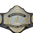FCW FLORIDA HEAVYWEIGHT WRESTLING CHAMPIONSHIP BELT ADULT SIZE BLACK LEATHER STRAP