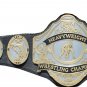 FCW FLORIDA HEAVYWEIGHT WRESTLING CHAMPIONSHIP BELT ADULT SIZE BLACK LEATHER STRAP