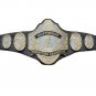 FCW FLORIDA HEAVYWEIGHT WRESTLING CHAMPIONSHIP BELT ADULT SIZE BLACK LEATHER STRAP