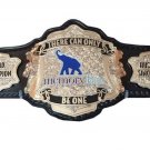 THERE CAN ONLY MEMORY BLUE BE ONE LEAD WRESTLING CHAMPIONSHIP BELT