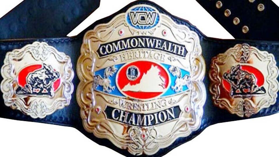 VCW COMMON WEALTH HERITAGE WRESTLING CHAMPIONSHIP BELT ADULT SIZE ...