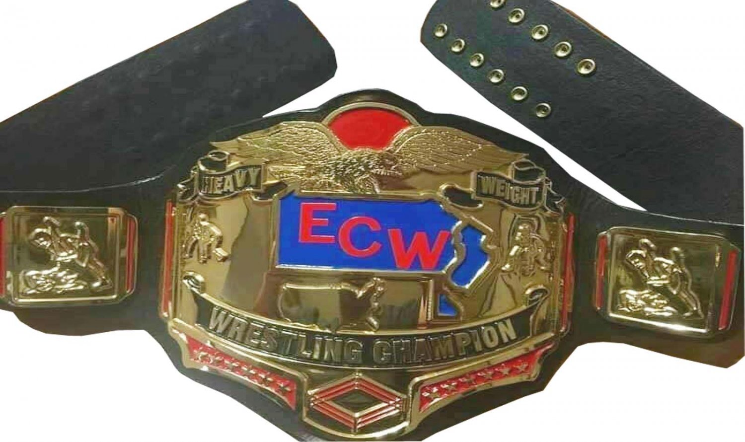 ECW 1996 HEAVYWEIGHT WRESTLING CHAMPIONSHIP BELT ADULT SIZE