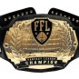 FFL FANTASY LEAGUE CHAMPION BELT BLACK LEATHER STRAP