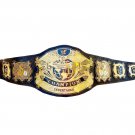 UNDISPUTED WRESTLING CHAMPIONSHIP UNDERTAKER BELT BLACK LEATHER STRAP ADULT SIZE