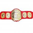 IWGP HEAVYWEIGHT WRESTLING CHAMPIONSHIP BELT ADULT SIZE RED LEATHER STRAP