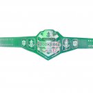 PREMANTLE DOCKERS WRESTLING CHAMPIONSHIP 1994 BELT ADULT SIZE SKY BLUE LEATHER STRAP