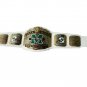 M THE HERD SPECIAL TEAMS WRESTLING CHAMPION BELT ADULT SIZE WHITE LEATHER STRAP