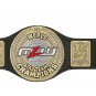 MLW WORLD TAG TEAM WRESTLING CHAMPION BELT ADULT SIZE BLACK LEATHER STRAP