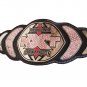 NXT WOMENS WRESTLING CHAMPION BELT ADULT SIZE BLACK LEATHER STRAP