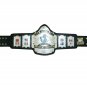 HULK HOGAN 1987 WRESTLING CHAMPIONSHIP BELT ADULT SIZE BLACK LEATHER STRAP BELT