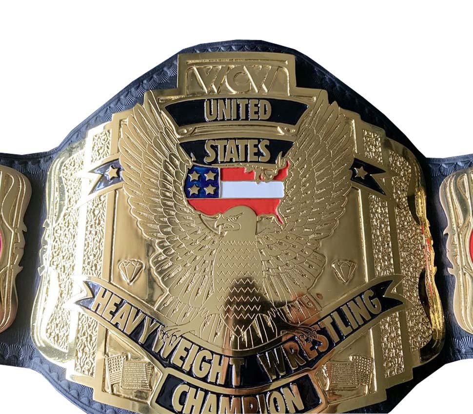 WCW UNITED STATES HEAVYWEIGHT WRESTLING CUSTOMIZE CHAMPIONSHIP BELT ...