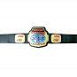 WORLD HARD CORE WRESTLING CHAMPIONSHIP BELT ADULT SIZE BLACK LEATHER STRAP