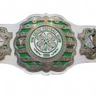 THE CELTIC FOOTBALL 1888 WRESTLING CHAMPIONSHIP BELT WHITE LEATHER STRAP ADULT SIZE