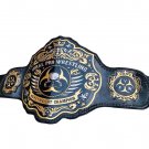 VIRAL PRO WRESTLING CHAMPIONSHIP BELT ADULT SIZE BLACK LEATHER STRAP