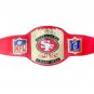 SUPER BOWL SF 49ERS WRESTLING CHAMPIONSHIP BELT ADULT SIZE RED LEATHER STRAP