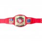 SUPER BOWL SF 49ERS WRESTLING CHAMPIONSHIP BELT ADULT SIZE RED LEATHER STRAP