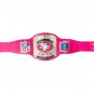 SUPER BOWL SF 49ERS CUSTOMIZE WRESTLING CHAMPIONSHIP BELT ADULT SIZE PINK CUSTOM MADE LEATHER STRAP
