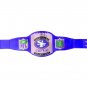 SUPER BOWL SF 49ERS CUSTOMIZE WRESTLING CHAMPIONSHIP BELT ADULT SIZE BLUE LEATHER STRAP