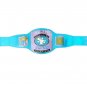 SUPER BOWL SF 49ERS CUSTOMIZE WRESTLING CHAMPIONSHIP BELT ADULT SIZE LIGHT BLUE LEATHER STRAP