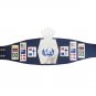 NWA WORLD JUNIOR HEAVYWEIGHT WRESTLING CHAMPIONSHIP BELT BLACK LEATHER STRAP ADULT SIZE