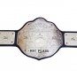 FANDU BIG GOLD RIC FLAIR CHAMPIONSHIP BELT ADULT SIZE BLACK LEATHER STRAP