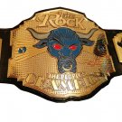 THE ROCK BRAHMA BULL WRESTLING CHAMPIONSHIP BELT