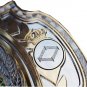PCW TAG TEAM WRESTLING CHAMPIONSHIP 3D DUAL PLATED NICKLE BELT BLACK LEATHER STRAP ADULT SIZE