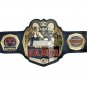 BIG VAN VADER WRESTLING CHAMPIONSHIP BELT ADULT SIZE BLACK LEATHER STRAP