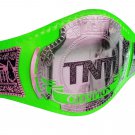 AEW TNT WRESTLING CHAMPIONSHIP BELT RE LEATHER CUSTOMISE ADULT SIZE GREEN LEATHER STRAP