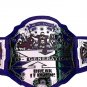 DX GENERATION BREAK IT DOWN WRESTLING CHAMPIONSHIP CUSTOM MADE RELEATHER BLUE BELT ADULT SIZE
