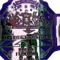 DX GENERATION BREAK IT DOWN WRESTLING CHAMPIONSHIP CUSTOM MADE RELEATHER BLUE BELT ADULT SIZE