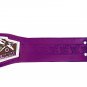 DX GENERATION BREAK IT DOWN WRESTLING CHAMPIONSHIP CUSTOM MADE RELEATHER PURPLE BELT ADULT SIZE