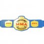 WORLD MMA BOXING CHAMPIONSHIP BLUE LEATHER STRAP BELT ADULT SIZE