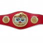 MMA BOXING CHAMPIONSHIP RED SYNTHETIC LEATHER STRAP BELT ADULT SIZE