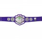 LIGHT HEAVYWEIGHT WRESTLING CHAMPIONSHIP RE LEATHER CUSTOM MADE BELT BLUE LEATHER STRAP