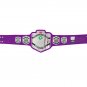 LIGHT HEAVYWEIGHT WRESTLING CHAMPIONSHIP RE LEATHER CUSTOM MADE BELT PURPLE LEATHER STRAP