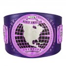 NXT NORTH AMERICAN WRESTLING CHAMPIONSHIP RE LLEATHER CUSTOM MADE BELT BLUE LEATHER STRAP