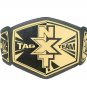 NXT TAG TEAM WRESTLING CHAMPIONS BELT ADULT SIZE BLACK LEATHER STRAP