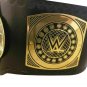 INTERCONTINENTAL WRESTLING CHAMPIONSHIP BELT BLACK LEATHER STRAP ADULT SIZE