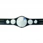 TAG TEAM WRESTLING CHAMPIONSHIP BELT BLACK LEATHER STRAP ADULT SIZE