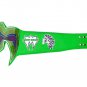ULTIMATE WARRIOR WRESTLING CHAMPIONSHIP BELT RE LEATHER GREEN CUSTOM MADE LEATHER STRAP
