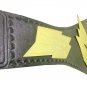 WARRIOR CHAMPIONSHIP BLACK LEATHER STRAP WRESTLING BELT ADULT SIZE